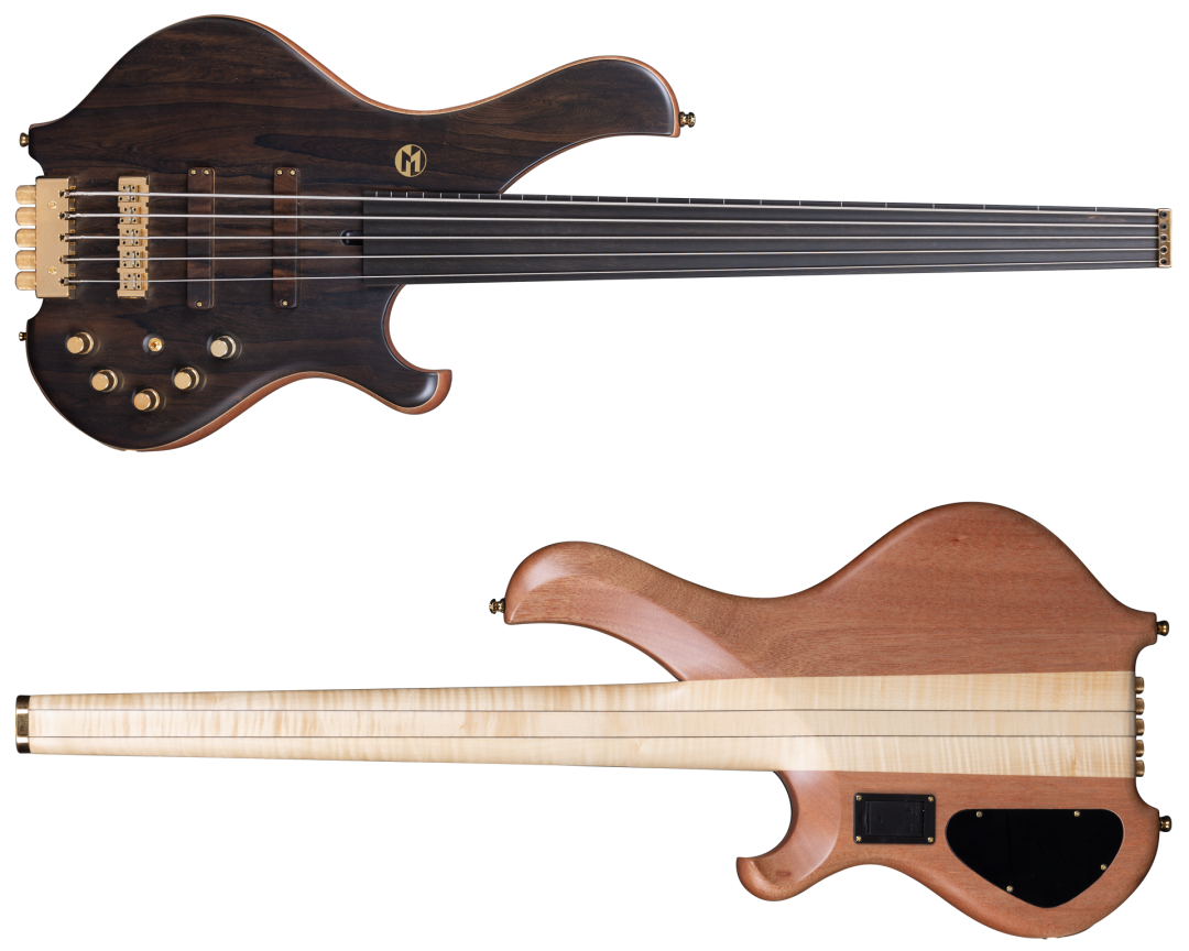 Maruszczyk Instruments Frog 5a Ziricote Headless Fretless